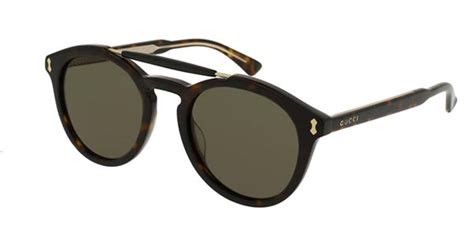 Gucci GG0124S 002 Sunglasses in Tortoiseshell.